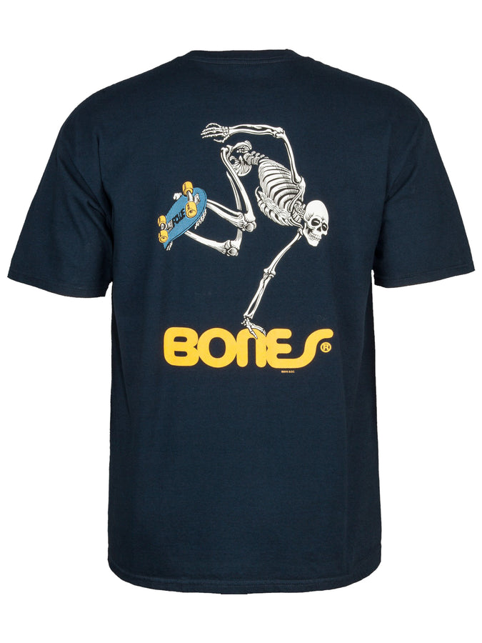 Powell Skateboard Skeleton Short Sleeve T-Shirt Spring 2024 | NAVY