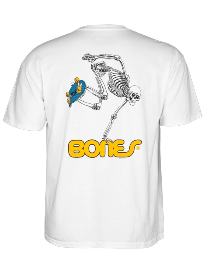Powell Skateboard Skeleton T-Shirt Fall 2025 | WHITE