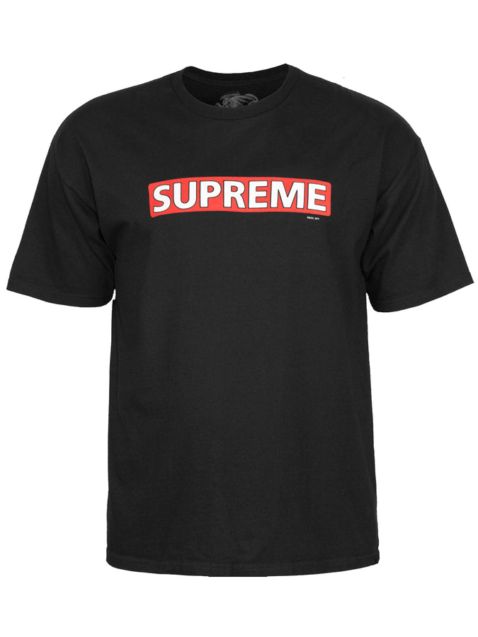 Powell Supreme Short Sleeve T-Shirt Spring 2024 | BLACK