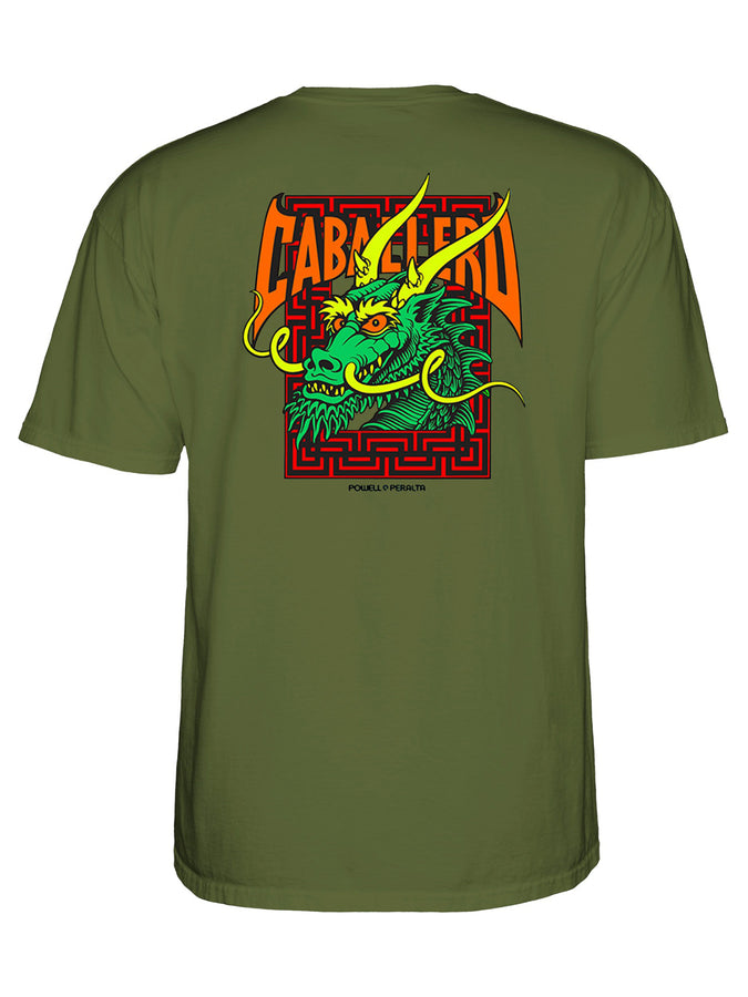 Powell-Peralta Cab Street Dragon T-Shirt Spring 2024 | MILITARY GREEN