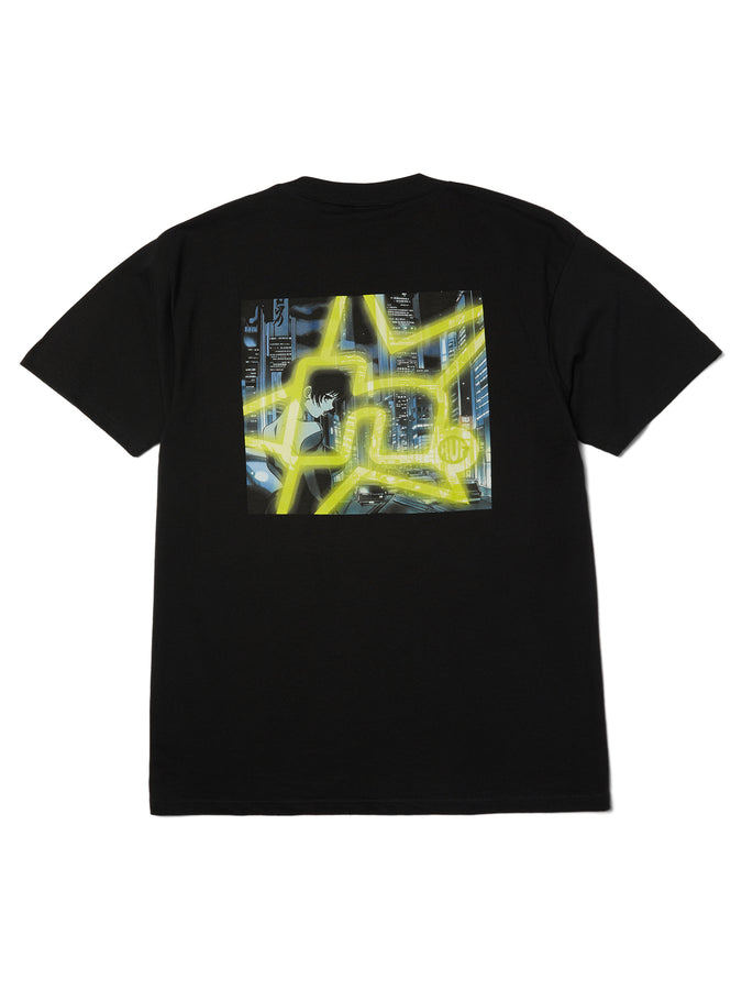 Huf Cyberpunk T-Shirt Fall 2026 | BLACK