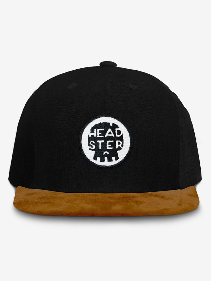 Headster Callback Suede Snapback Hat | BLACK
