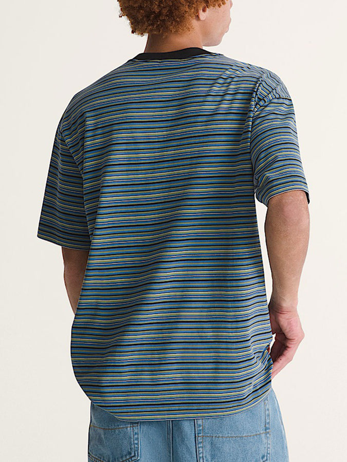 Vans Cameron Stripe T-Shirt Spring 2026 | BLACK/TRUE BLUE (BTE)