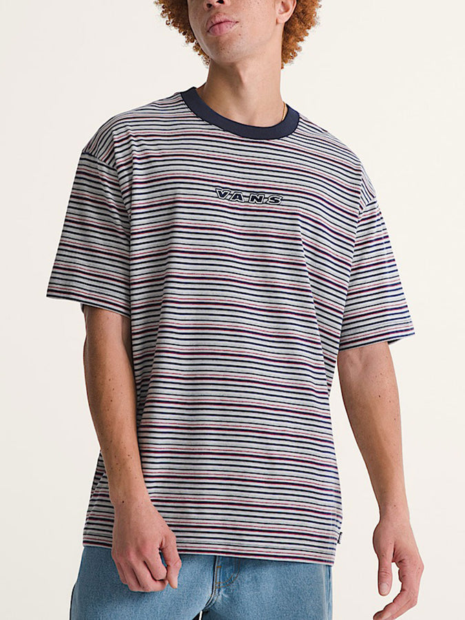 Vans Cameron Stripe T-Shirt Spring 2026 | PARISIAN NIGHT/CEMNT HTR (GWB)
