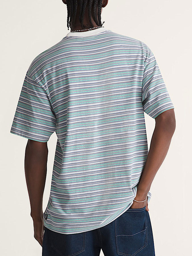 Vans Cameron Stripe T-Shirt Spring 2026 | MARSHMALLOW/GLACIAL SLAT (GWI)