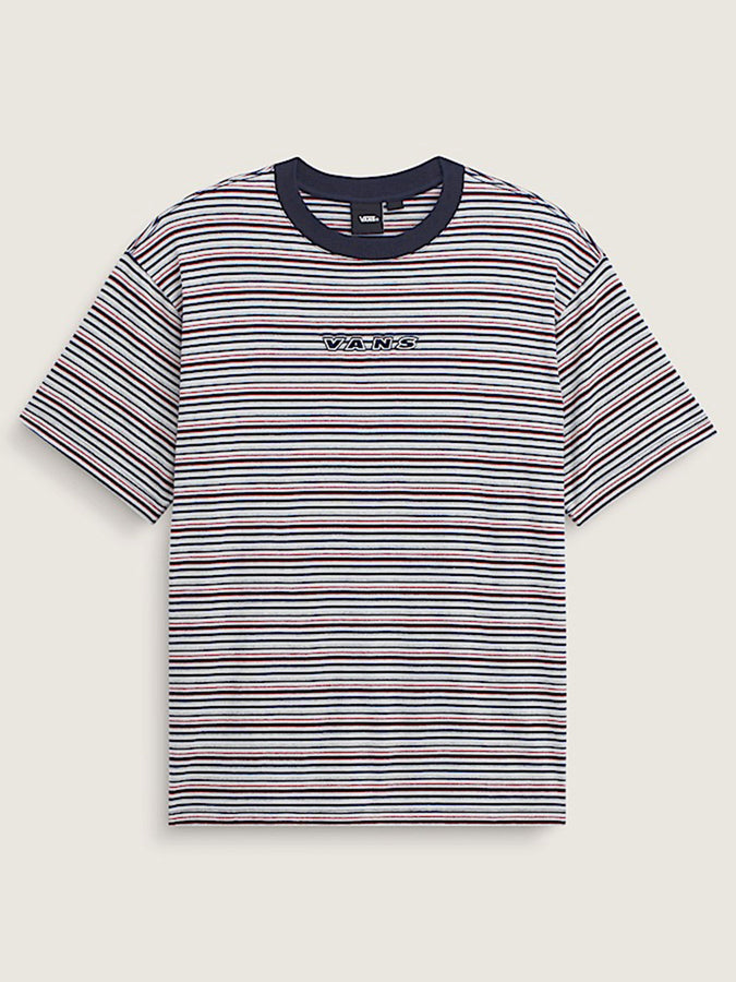 Vans Cameron Stripe T-Shirt Spring 2026 | PARISIAN NIGHT/CEMNT HTR (GWB)