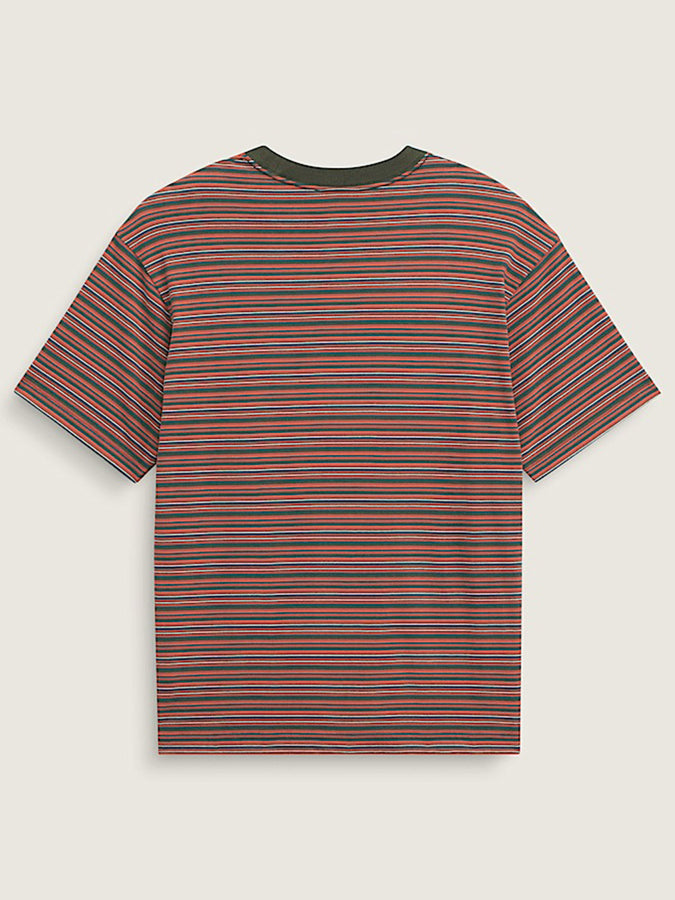 Vans Cameron Stripe T-Shirt Spring 2026 | OBSIDIAN FERN/LGT BRONZE (H94)