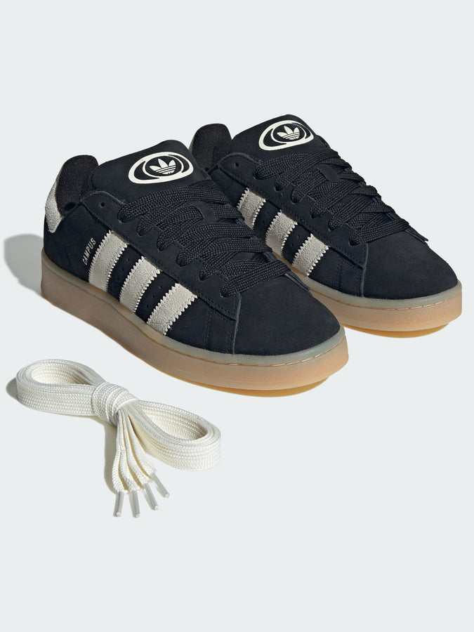 Adidas Campus 00s Core Black/Cream White/Gum Shoes Fall 2025 | CORE BLACK/CREAM WHITE/GUM