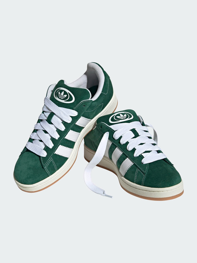 Adidas Campus 00s Dark Green/White/Off White Shoes | DARK GREEN/WHITE/OFF WHITE