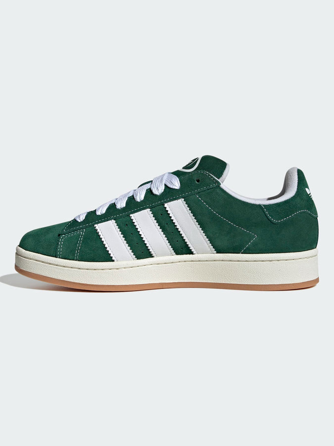 Adidas Campus 00s Dark Green/White/Off White Shoes | DARK GREEN/WHITE/OFF WHITE
