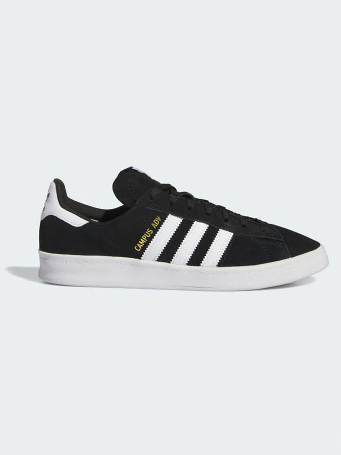 Adidas Campus ADV Core Black/White/White Shoes | CORE BLACK/WHITE/WHITE