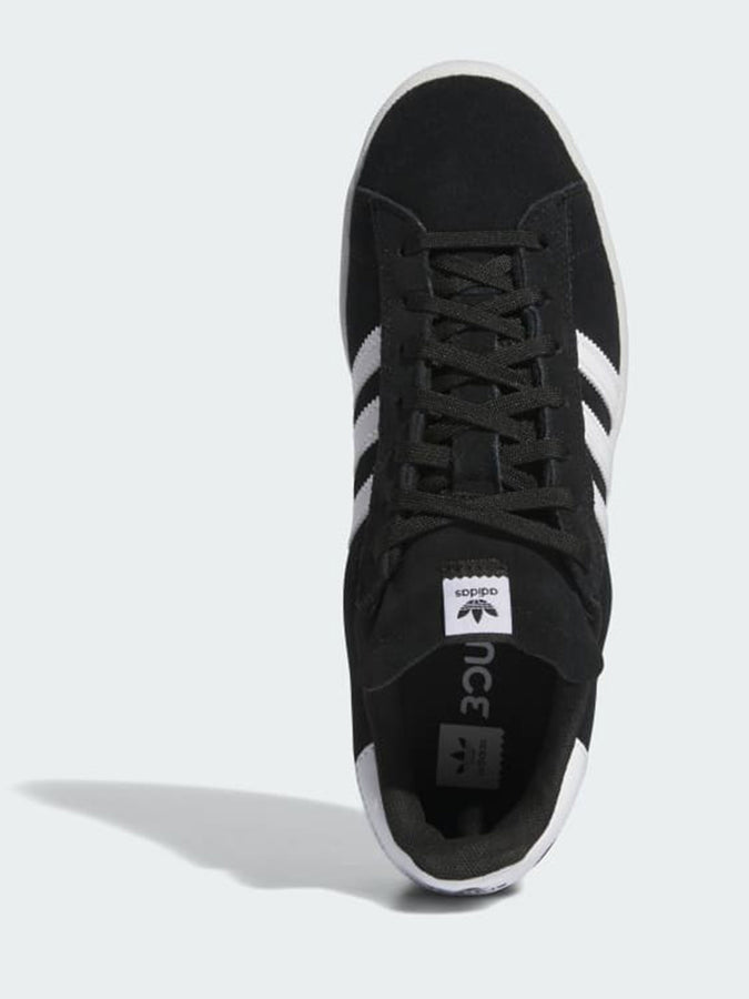 Adidas Campus ADV Core Black/White/White Shoes | CORE BLACK/WHITE/WHITE