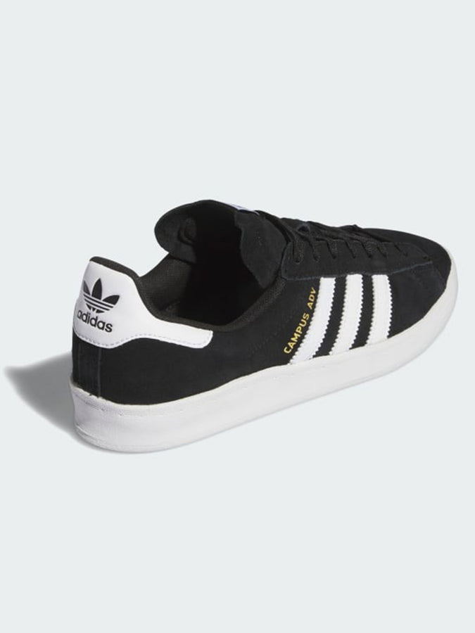 Adidas Campus ADV Core Black/White/White Shoes | CORE BLACK/WHITE/WHITE