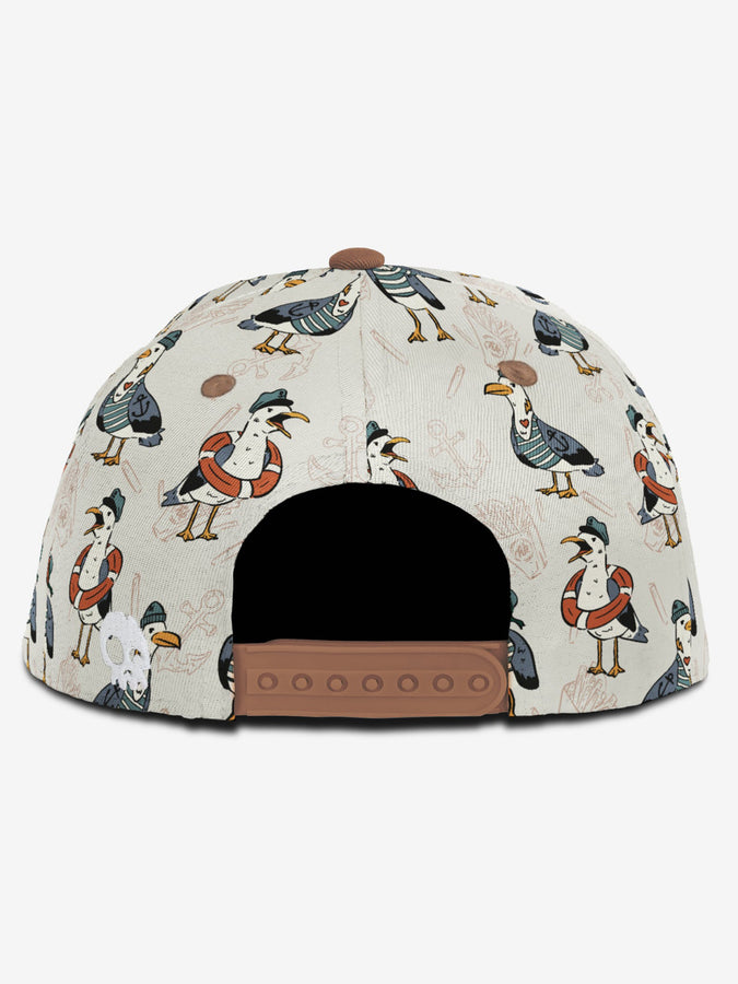 Headster Captain Seagull Snapback Hat (Kids 2-14) Spring 2026 | WHITE SAND