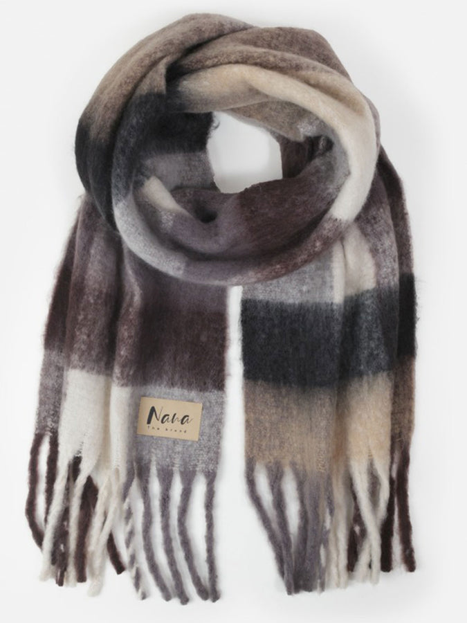 Nana The Brand Geneve Scarf | MULTI TAUPE