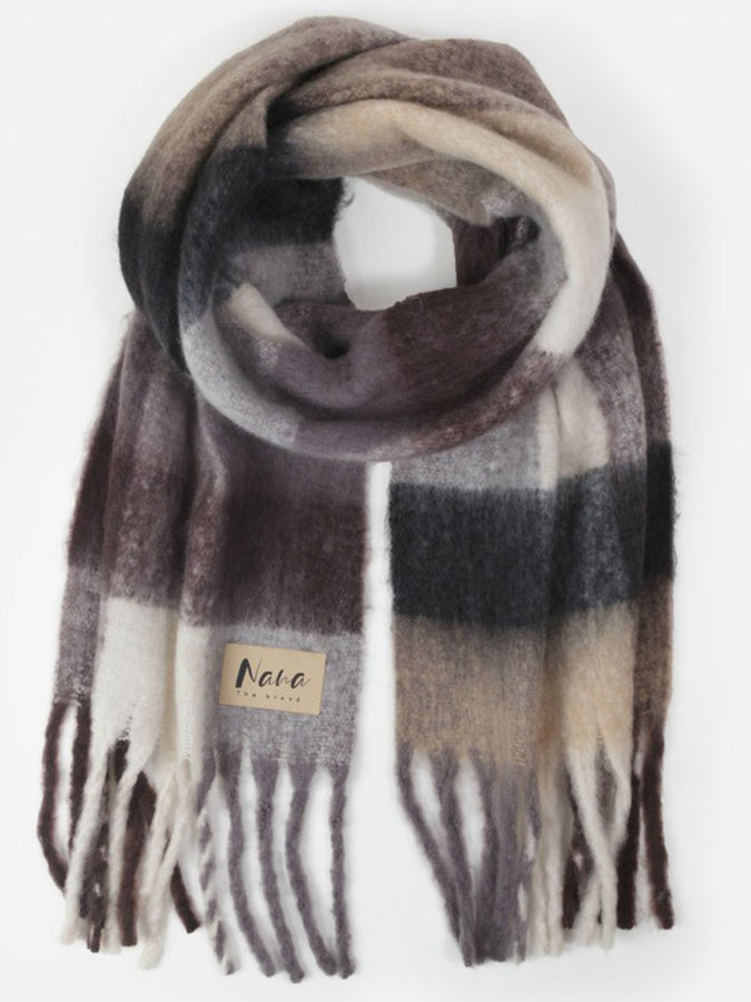 Nana The Brand Geneve Scarf | MULTI TAUPE