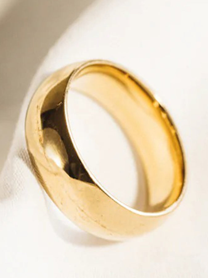 Sarahsilver Boyfriend Gold Ring | GOLD