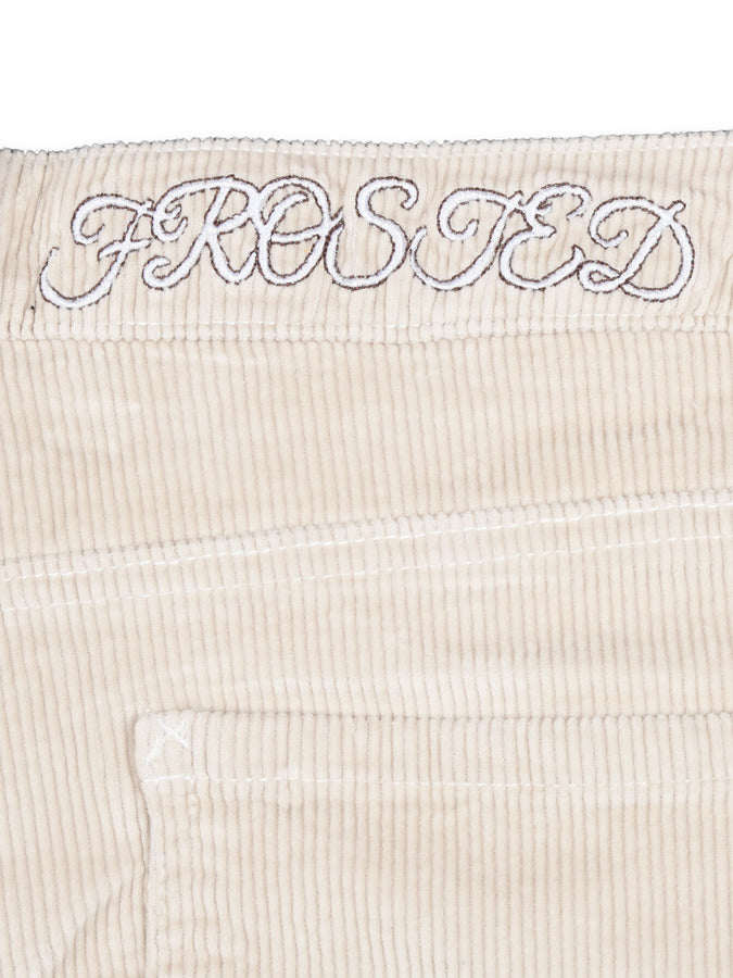 Frosted Carpenter Cords Shorts Fall 2025 | SMOKED GREY