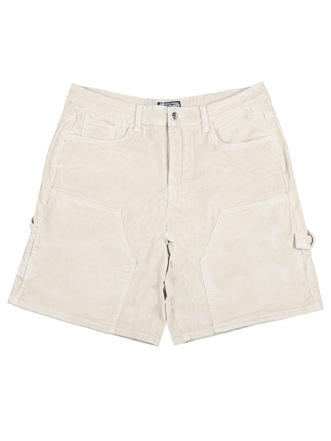 Frosted Carpenter Cords Shorts Fall 2025 | SMOKED GREY