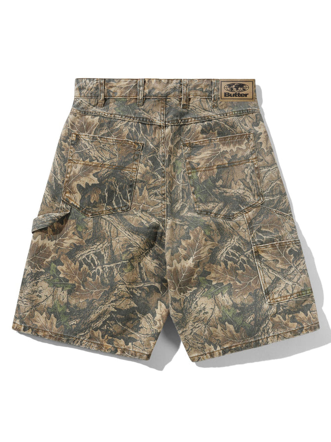 Butter Goods Carpenter Denim Forest Camo Shorts Spring 2026 | CAMO FOREST
