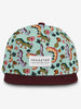 Headster Caterpillar Garden Snapback Hat