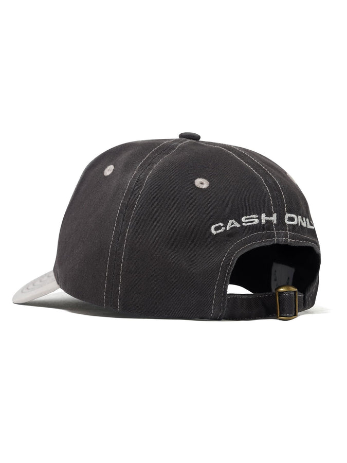 Cash Only Chain 5 Panel Strapback Hat | CHARCOAL/LIGHT GREY