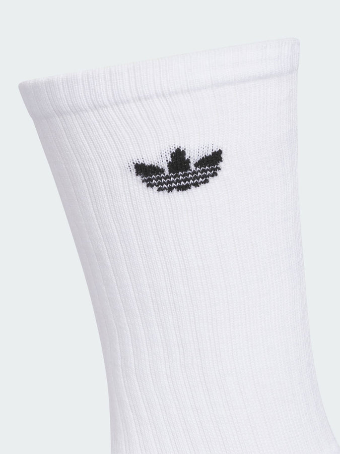 Adidas Originals Trefoil 2.0 Black/White 6 Pack Socks | WHITE/BLACK
