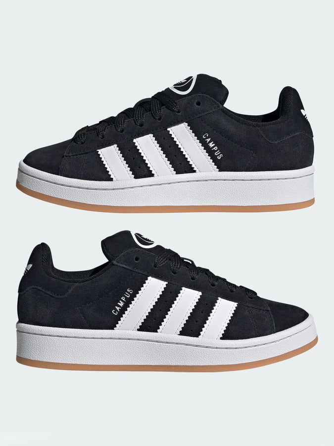 Adidas Campus 00s Black/White/White Shoes | CORE BLACK/WHITE/WHITE