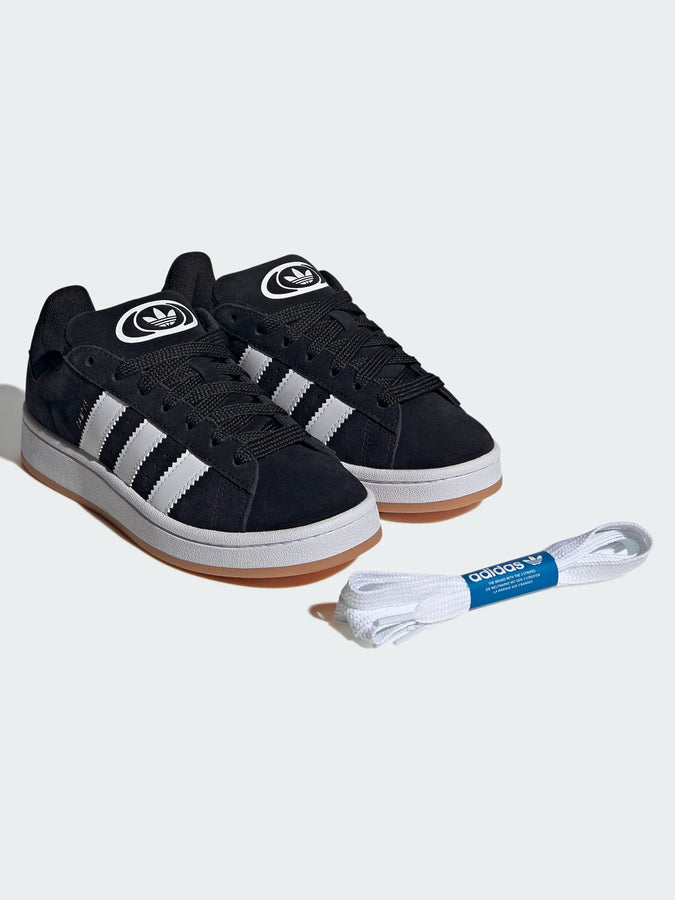 Adidas Campus 00s Black/White/White Shoes | CORE BLACK/WHITE/WHITE