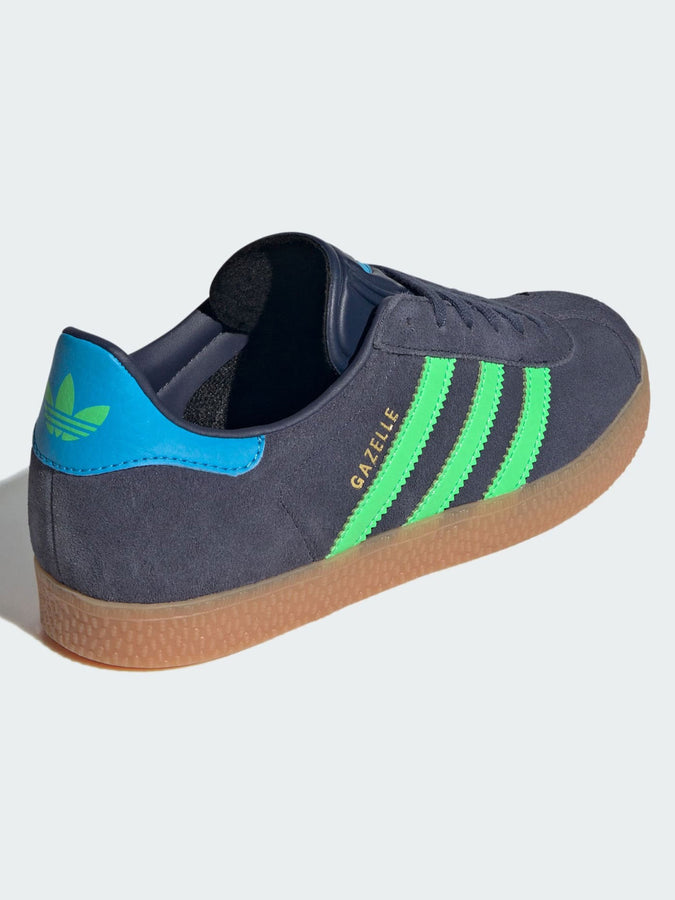 Adidas Gazelle Shadow Navy/Green/Aquamarine Shoes Spring 2026 | SHADOW NAVY/SCREAMING GRN/AQMR