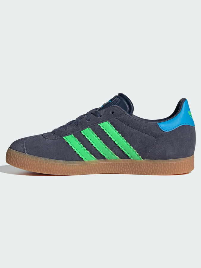 Adidas Gazelle Shadow Navy/Green/Aquamarine Shoes Spring 2026 | SHADOW NAVY/SCREAMING GRN/AQMR