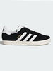 Adidas Gazelle Black/White/Gold Metallic Shoes