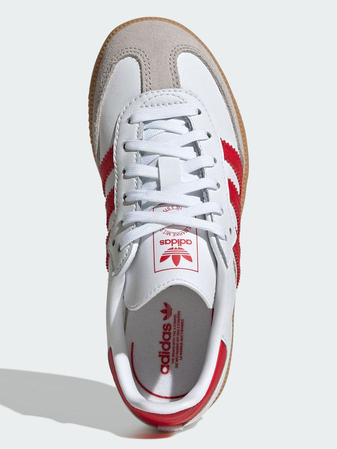 Adidas Samba Og White/Better Scarlet/Gum Shoes Fall 2025 | WHITE/BETTER SCARLET/GUM