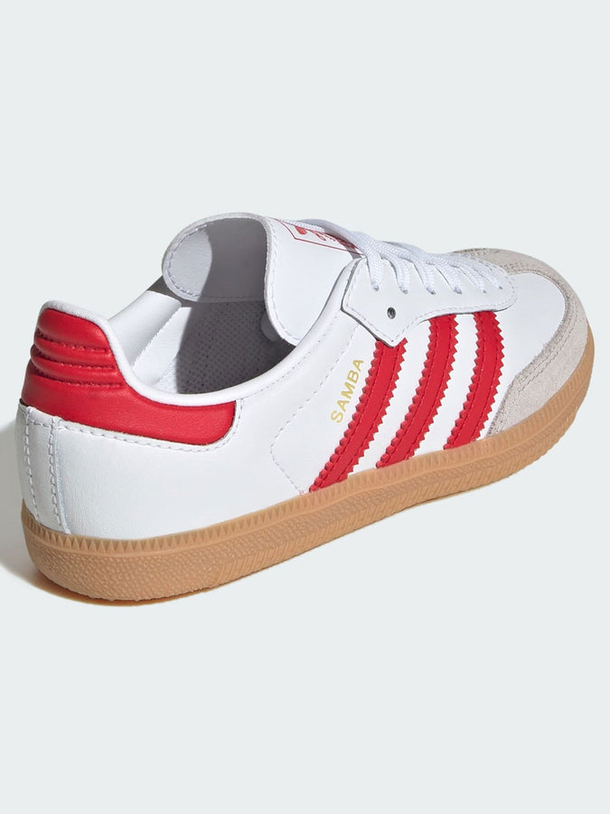 Adidas Samba Og White/Better Scarlet/Gum Shoes Fall 2025 | WHITE/BETTER SCARLET/GUM