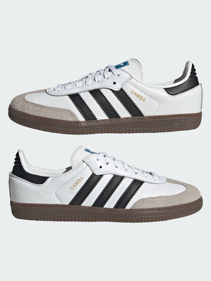 Adidas Samba OG White/Black/Gum Shoes | WHITE/CORE BLACK/GUM