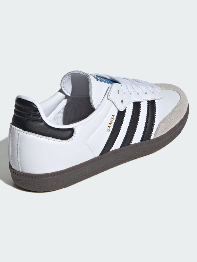 Adidas Samba OG White/Black/Granite Shoes | WHITE/BLACK/GRANITE