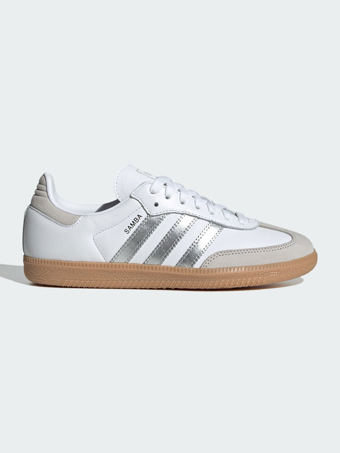 Adidas Samba Og White/Silver Met/Grey One Shoes Spring 2026 | WHITE/SILVER MET/GREY ONE
