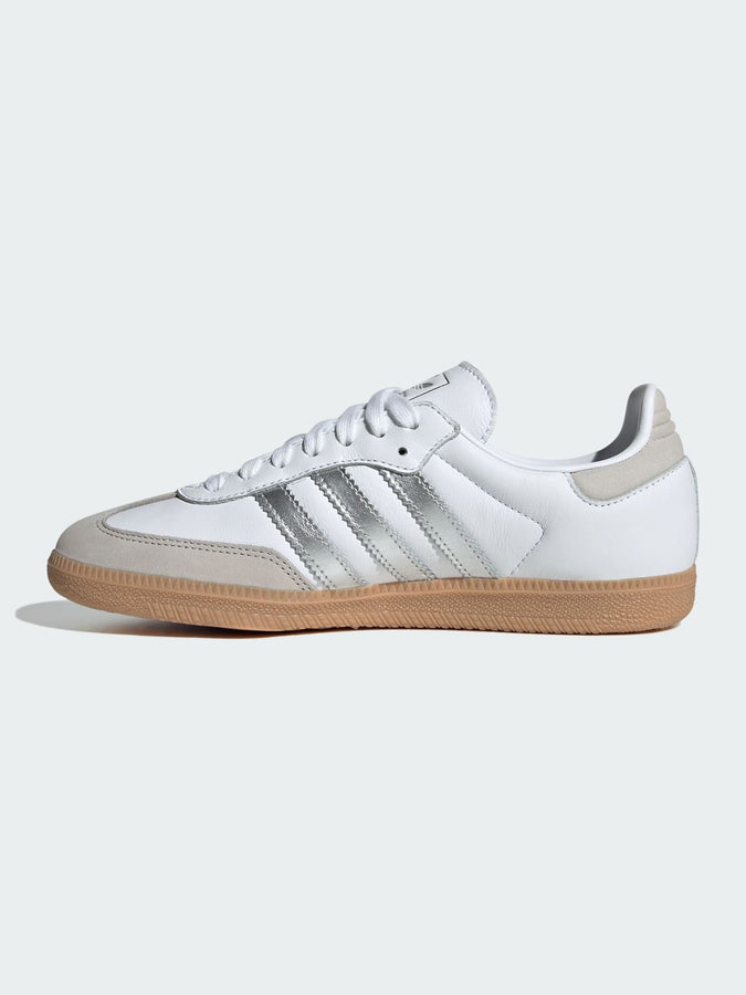 Adidas Samba Og White/Silver Met/Grey One Shoes Spring 2026 | WHITE/SILVER MET/GREY ONE