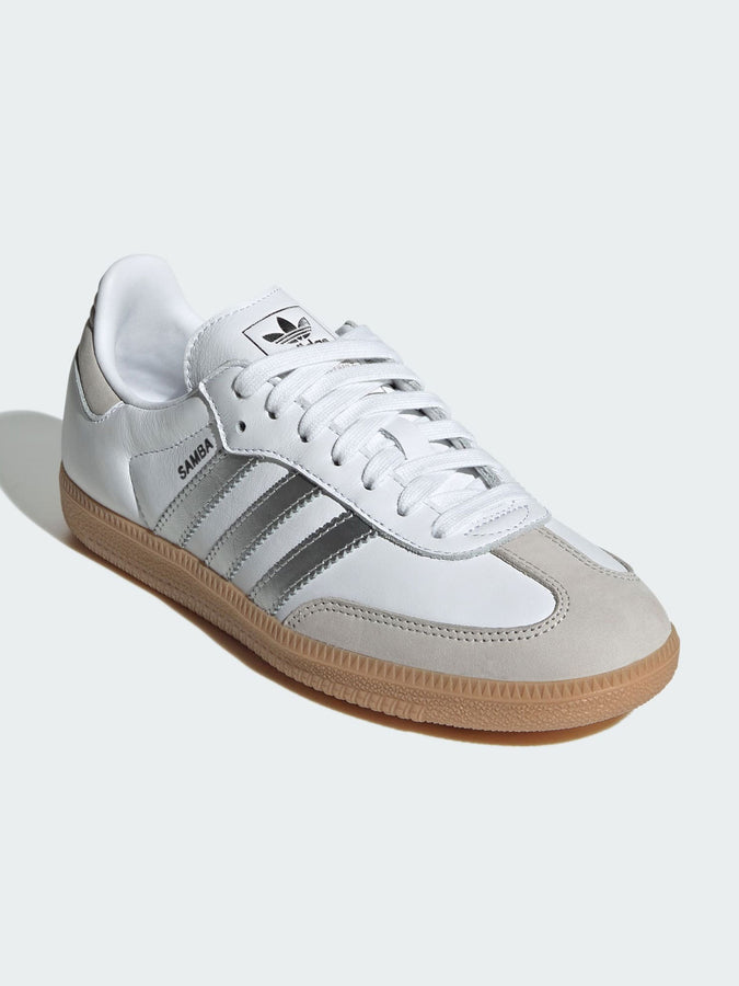 Adidas Samba Og White/Silver Met/Grey One Shoes Spring 2026 | WHITE/SILVER MET/GREY ONE