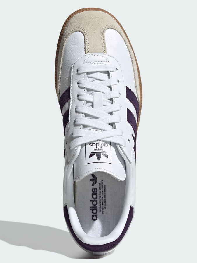 Adidas Samba OG Cloud White/Aluminia/Plum Shoes Fall 2025 | CLOUD WHITE/ALUMINIA/PLUM