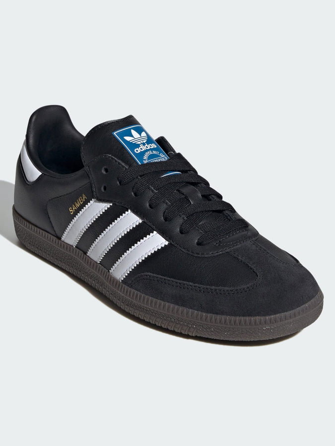 Adidas Samba OG Black/White/Granite Shoes | BLACK/WHITE/GRANITE