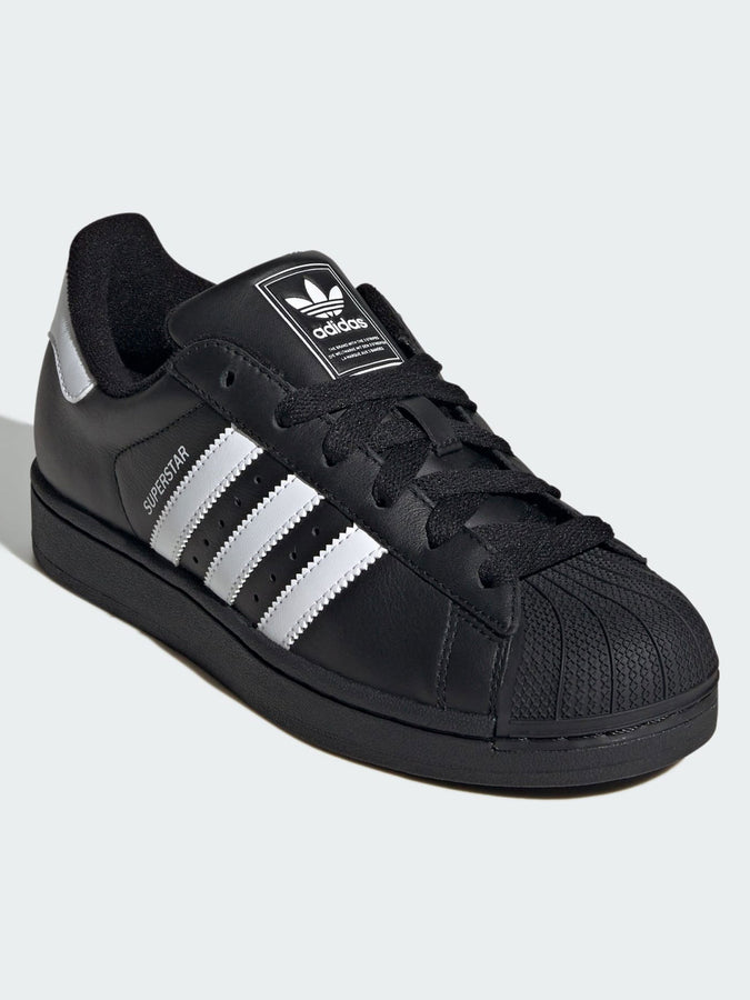 Adidas Superstar II Black/White/Black Shoes | BLACK/WHITE/BLACK