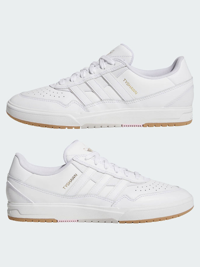 Adidas Tyshawn II White/White/Gum Shoes Fall 2025 | WHITE/WHITE/GUM