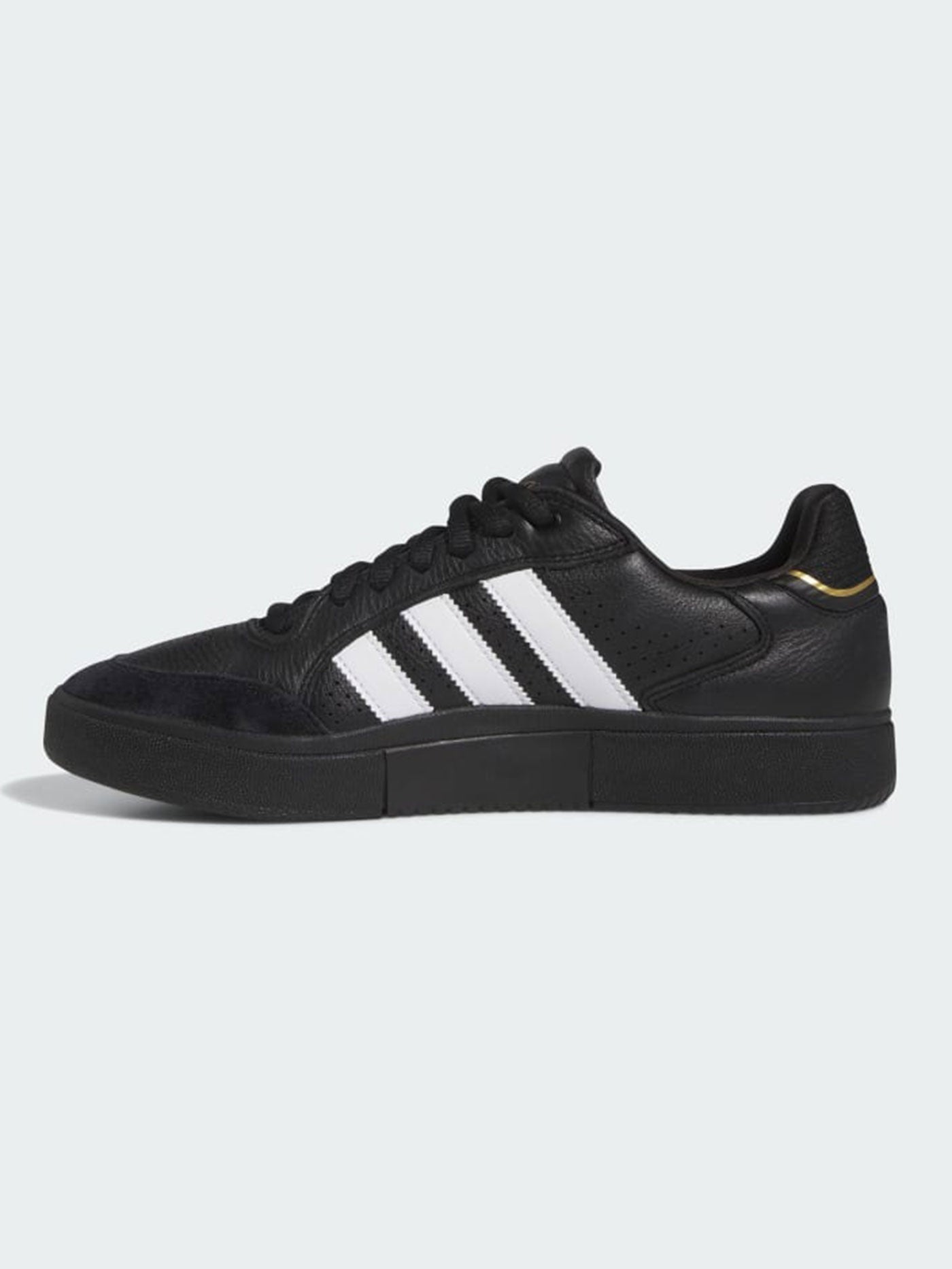 Adidas Tyshawn  Low Core Black/White/Gold Met Shoes