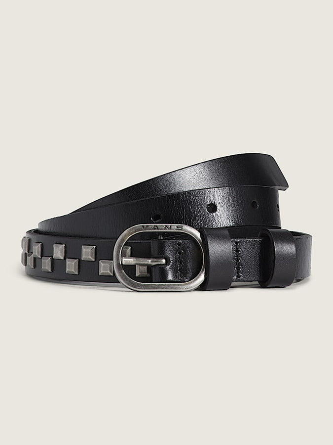 Vans Check Leather Belt | BLACK (BLK)