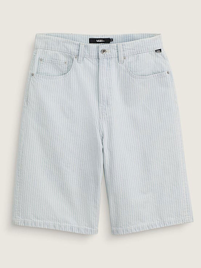 Vans Check-5 Baggy Striped Denim Shorts Spring 2026 | BLUE ICE STRIPE (GDQ)