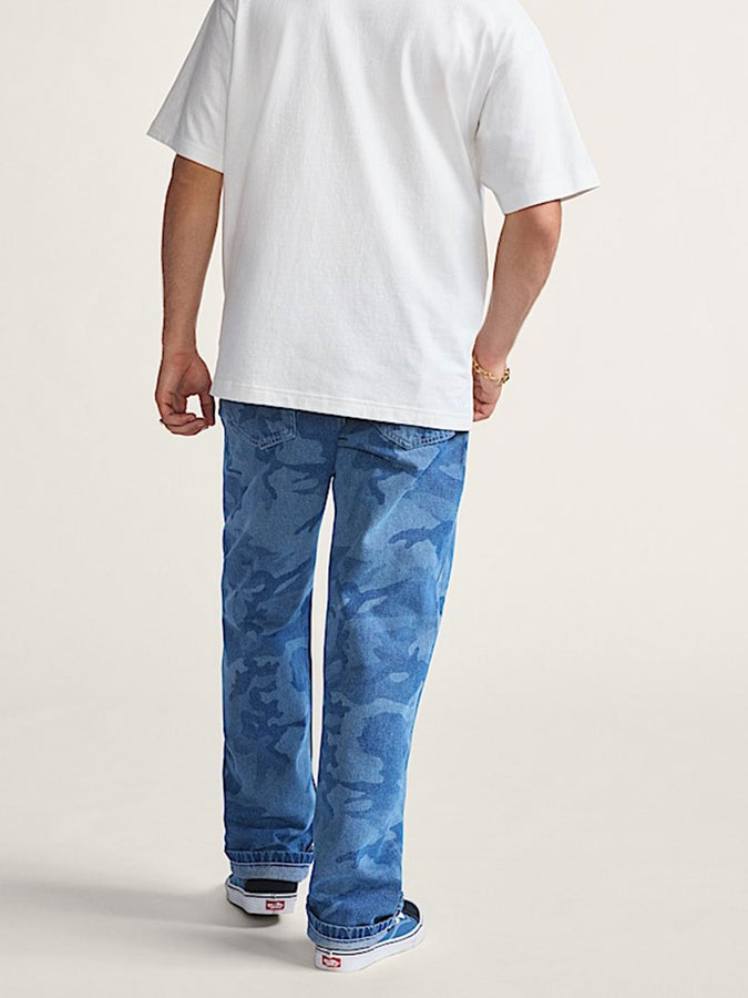 Check-5 Loose Camo Printed Jeans Holiday 2025 | STONEWASH BLUE (CDX)