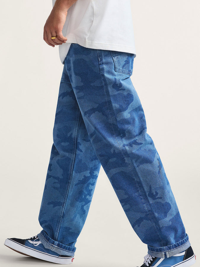 Check-5 Loose Camo Printed Jeans Holiday 2025 | STONEWASH BLUE (CDX)
