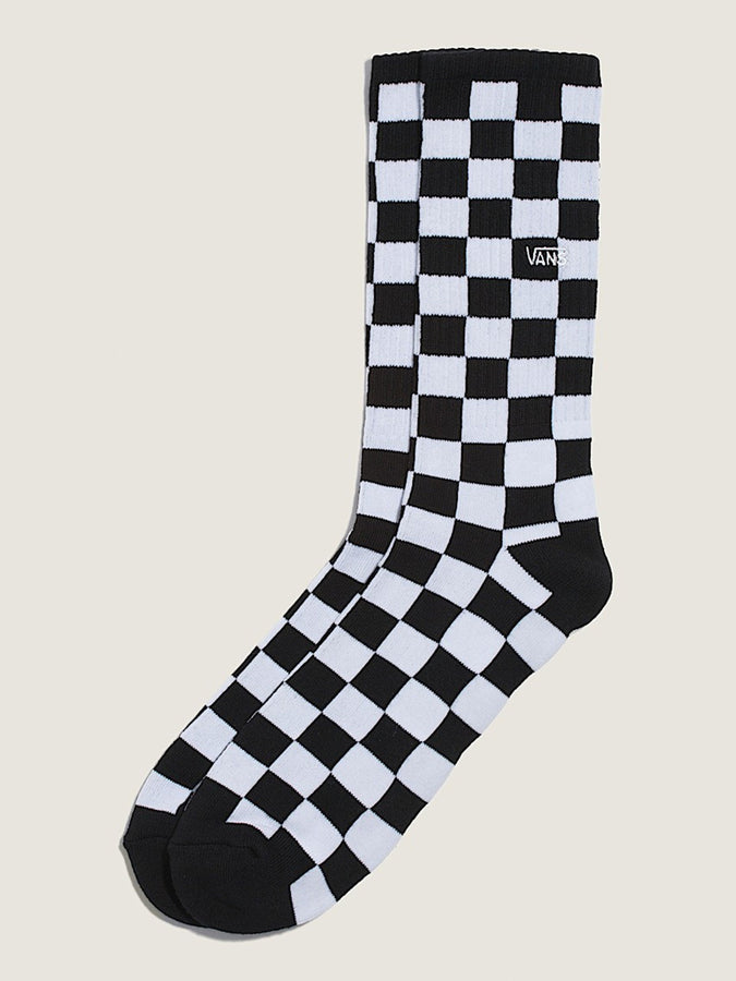 Vans Checkerboard Socks | BLACK/WHITE (Y28)
