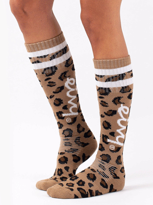 Eivy Cheerleader Wool Leopard Women Socks Winter 2024